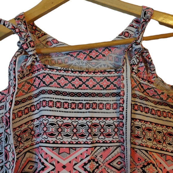 Aeropostale Tank Tie Strap Dress Size M - Picture 4 of 7